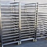 meat processing industrial trolleys